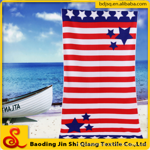 Cheap Custom 100% Microfiber Beach Towel With Printing
